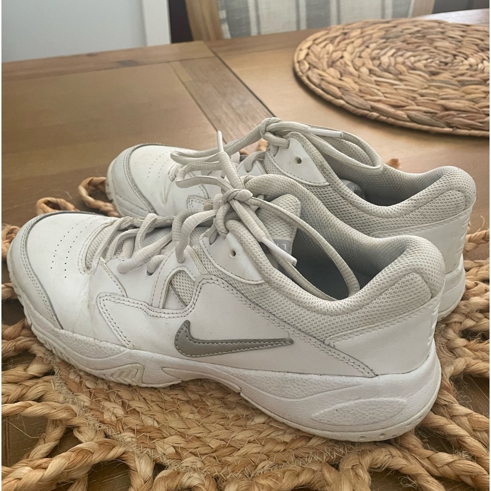 Nike White and Gray Athletic Shoes
